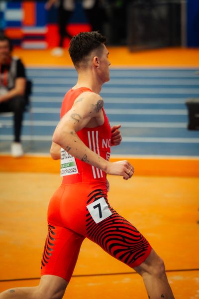 Jakob INGEBRIGTSEN (NOR) during the European Athletics Indoor Championships on 07/03/2025 at the Omnisport Arena in Apeldoorn
