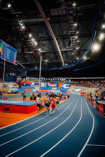 1500m Final with Robert FARKEN (GER/Germany), Jakob INGEBRIGTSEN (NOR), Ruben VERHEYDEN (BEL) during the European Athletics Indoor Championships on 07/03/2025 at the Omnisport Arena in Apeldoorn