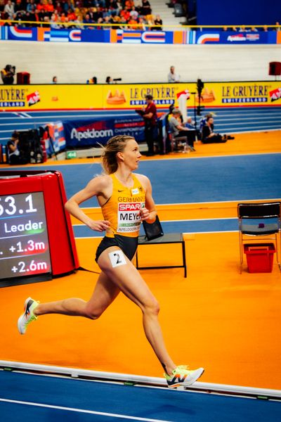 Lea Meyer (GER/Germany) during the European Athletics Indoor Championships on 08/03/2025 at the Omnisport Arena in Apeldoorn