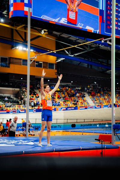 Jeff TESSELAAR (NED) during the European Athletics Indoor Championships on 08/03/2025 at the Omnisport Arena in Apeldoorn