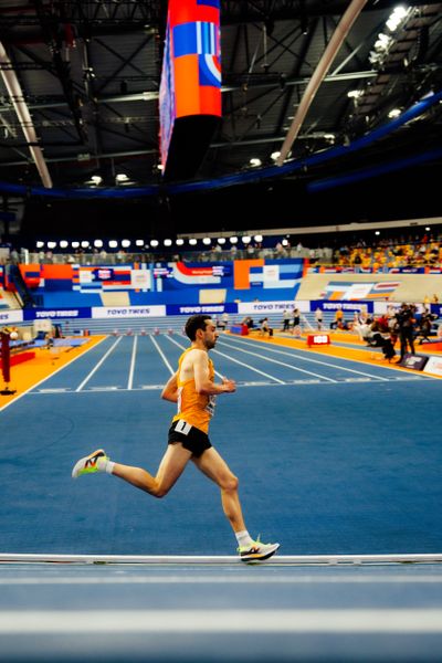 Maximilian Thorwirth (GER/Germany) during the European Athletics Indoor Championships on 08/03/2025 at the Omnisport Arena in Apeldoorn