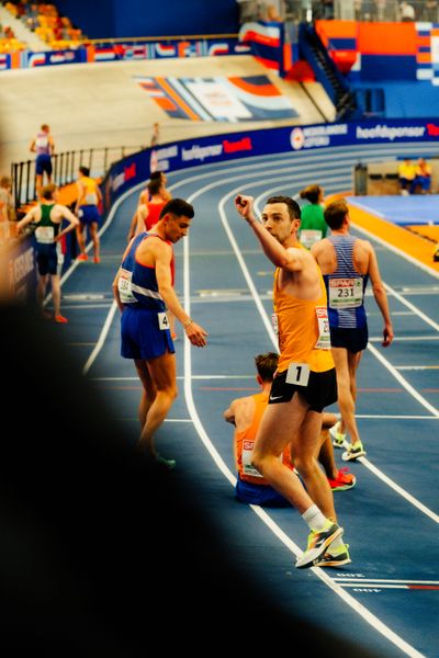 Maximilian Thorwirth (GER/Germany) during the European Athletics Indoor Championships on 08/03/2025 at the Omnisport Arena in Apeldoorn