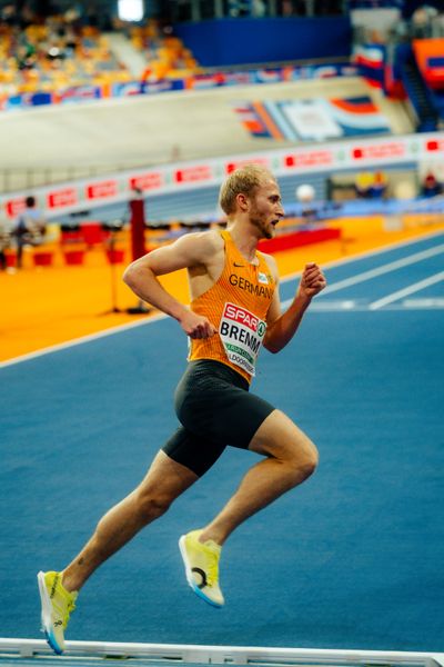 Florian Bremm (GER/Germany) during the European Athletics Indoor Championships on 08/03/2025 at the Omnisport Arena in Apeldoorn