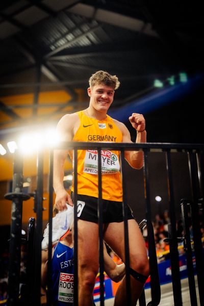 Marcel MEYER (GER/Germany) during the European Athletics Indoor Championships on 08/03/2025 at the Omnisport Arena in Apeldoorn