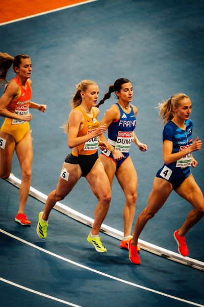 Majtie Kolberg (GER/Germany) during the European Athletics Indoor Championships on 07/03/2025 at the Omnisport Arena in Apeldoorn