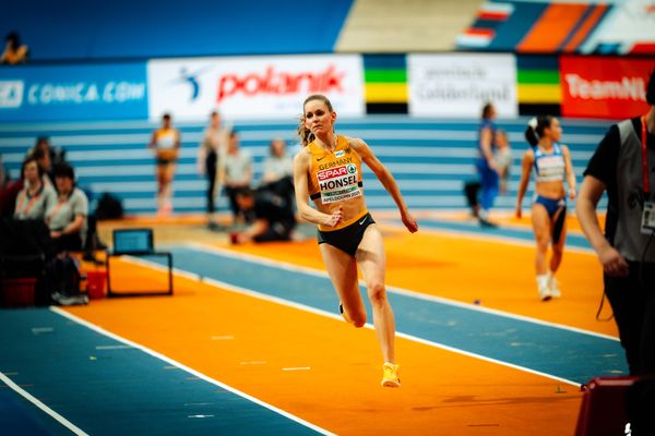 Christina Honsel (GER) during the European Athletics Indoor Championships on 07/03/2025 at the Omnisport Arena in Apeldoorn