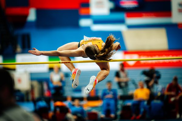 Christina Honsel (GER) during the European Athletics Indoor Championships on 07/03/2025 at the Omnisport Arena in Apeldoorn