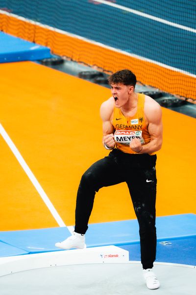 Marcel Meyer (GER) during the European Athletics Indoor Championships on 07/03/2025 at the Omnisport Arena in Apeldoorn