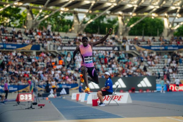 Lázaro Martínez (Cuba) during the Triple Jump at the Wanda Diamond League MEETING de Paris on 20/06/2025 in Paris