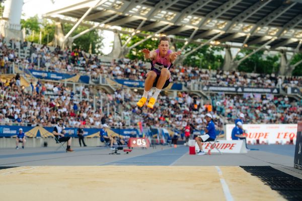Max Heß (Germany) during the Triple Jump at the Wanda Diamond League MEETING de Paris on 20/06/2025 in Paris