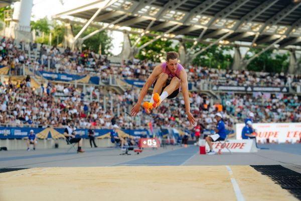 Max Heß (Germany) during the Triple Jump at the Wanda Diamond League MEETING de Paris on 20/06/2025 in Paris