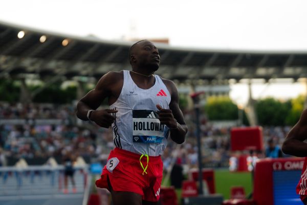 Grant Holloway (United States) during the 110m Hurdles at the Wanda Diamond League MEETING de Paris on 20/06/2025 in Paris