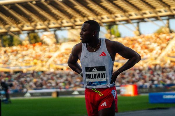 Grant Holloway (United States) during the 110m Hurdles at the Wanda Diamond League MEETING de Paris on 20/06/2025 in Paris
