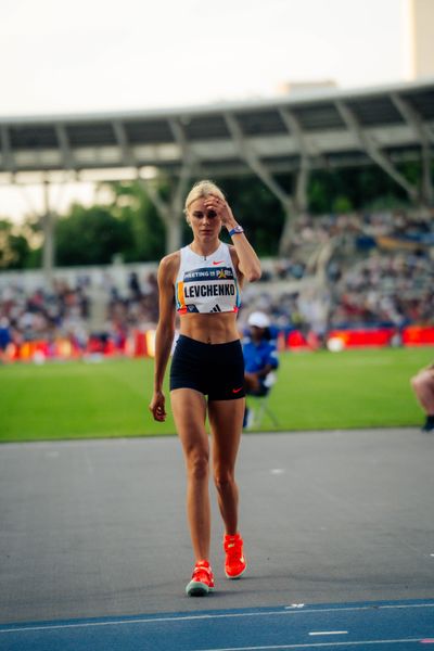 Yuliia Levchenko (Ukraine) during the High Jump at the Wanda Diamond League MEETING de Paris on 20/06/2025 in Paris