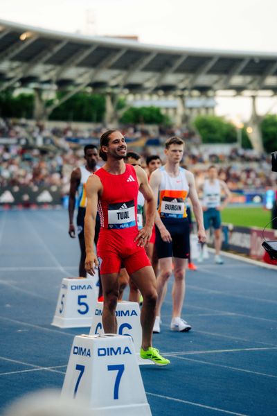 Gabriel Tual (France) during the 800m race at the Wanda Diamond League MEETING de Paris on 20/06/2025 in Paris