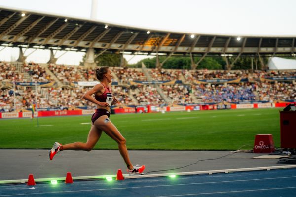 Lea Meyer (Germany) during the 3000m steeplechase at the Wanda Diamond League MEETING de Paris on 20/06/2025 in Paris