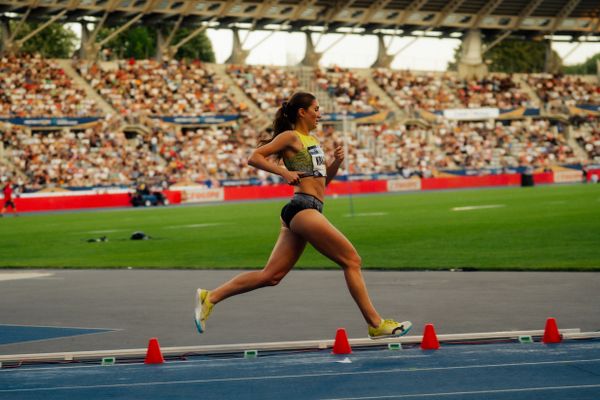 Gesa Felicitas Krause (Germany) during the 3000m steeplechase at the Wanda Diamond League MEETING de Paris on 20/06/2025 in Paris
