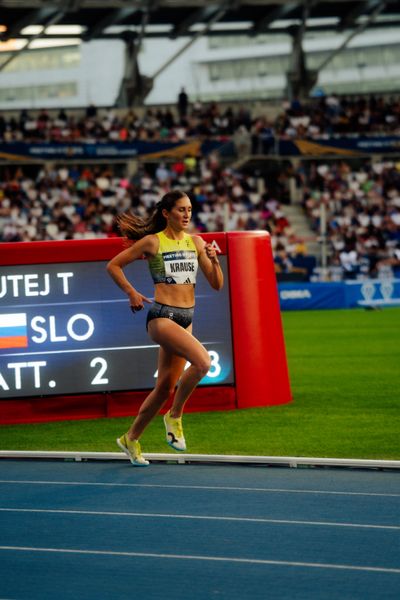 Gesa Felicitas Krause (Germany) during the 3000m steeplechase at the Wanda Diamond League MEETING de Paris on 20/06/2025 in Paris