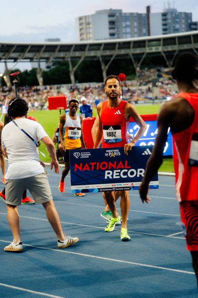 Azeddine Habz (France) during the 1500m race at the Wanda Diamond League MEETING de Paris on 20/06/2025 in Paris