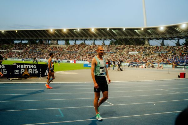George Mills (United Kingdom) during the 1500m race at the Wanda Diamond League MEETING de Paris on 20/06/2025 in Paris