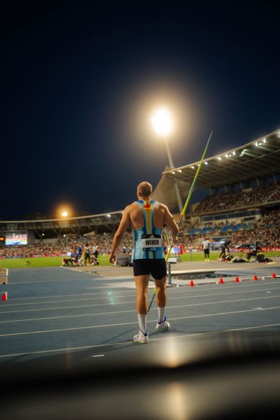 Julian Weber (Germany) during the javelin throw at the Wanda Diamond League MEETING de Paris on 20/06/2025 in Paris