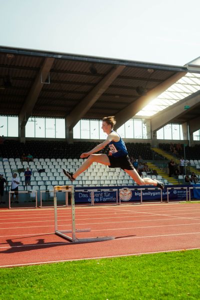 Paul von Bothmer (BTB Oldenburg) waehrend der U16-/U23-DM am 05.07.2025 im Donaustadion in Ulm