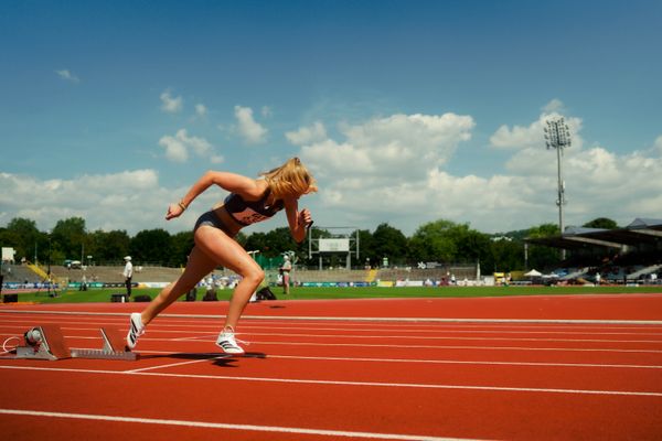 waehrend der U16-/U23-DM am 05.07.2025 im Donaustadion in Ulm