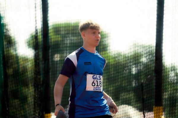 Jan Plewka (TSV Germania Helmstedt) waehrend der U16-/U23-DM am 05.07.2025 im Donaustadion in Ulm
