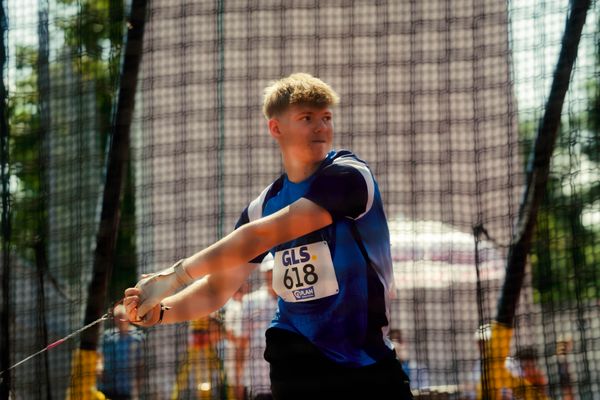 waehrend der U16-/U23-DM am 05.07.2025 im Donaustadion in Ulm