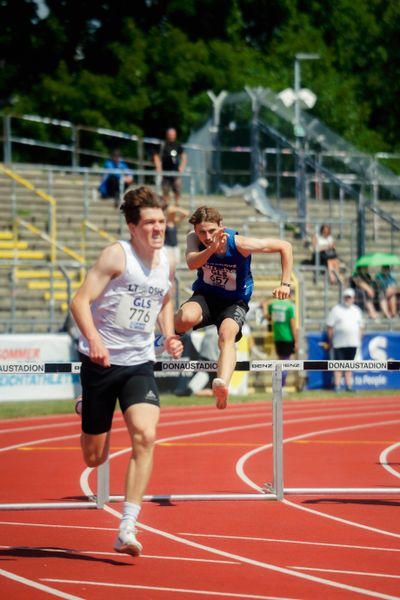 Nikolas Raeth (SV Union Salzgitter) waehrend der U16-/U23-DM am 05.07.2025 im Donaustadion in Ulm