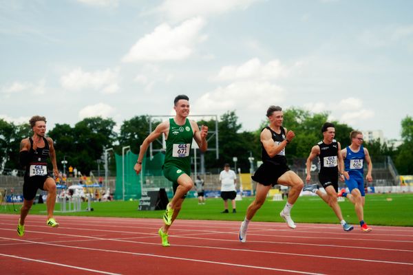 Tobias Morawietz (VfL Wolfsburg) waehrend der U16-/U23-DM am 05.07.2025 im Donaustadion in Ulm