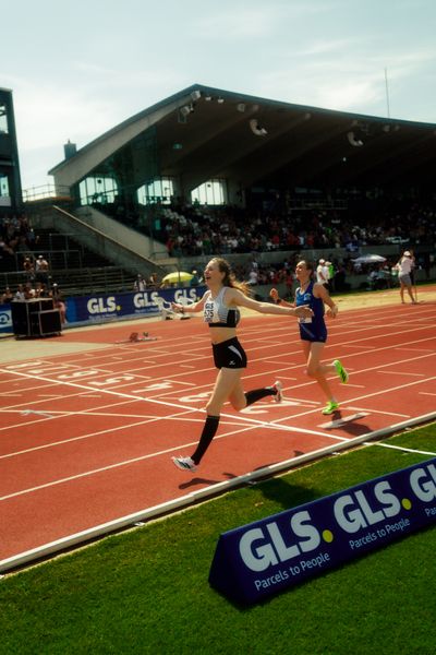 Valerie Fehlandt (LAV Zeven) waehrend der U16-/U23-DM am 05.07.2025 im Donaustadion in Ulm
