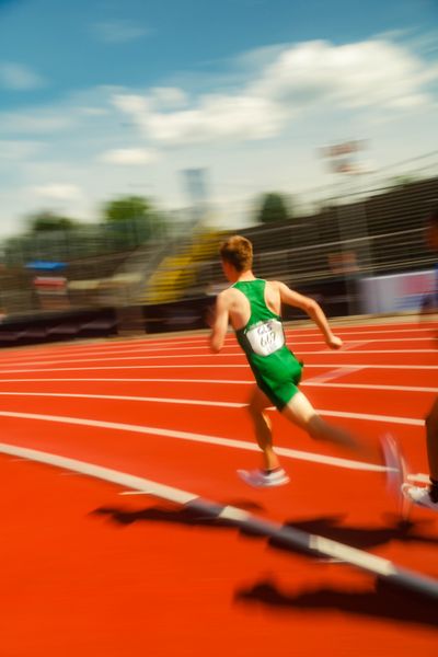Ruth Hildebrand (SCL Heel Baden-Baden) waehrend der U16-/U23-DM am 05.07.2025 im Donaustadion in Ulm