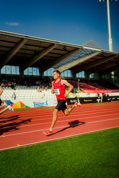 Gabriel Monien (DSC Oldenburg) waehrend der U16-/U23-DM am 05.07.2025 im Donaustadion in Ulm