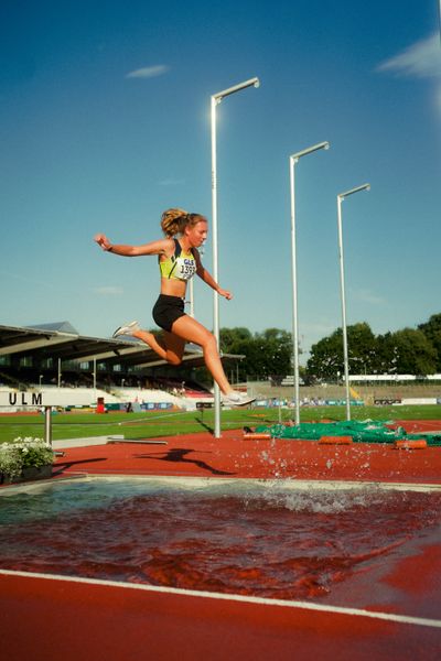 Annika Buser (KSG Gerlingen) waehrend der U16-/U23-DM am 05.07.2025 im Donaustadion in Ulm