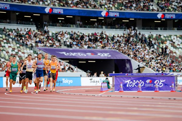 Robert Farken (GER) Neil Gourley (GBR), Cameron Myers (AUS), Filip Rak (POL) during the World Athletics Championships on 14.09.2025 in Tokyo.