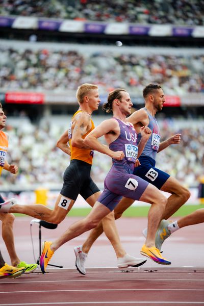 Robert Farken (GER), Cole Hocker (USA) during the World Athletics Championships on 14.09.2025 in Tokyo.