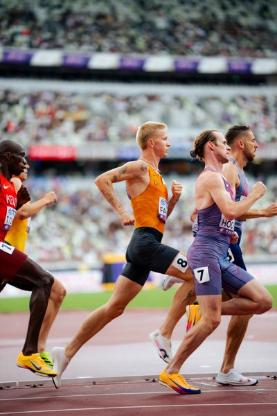 Robert Farken (GER), Cole Hocker (USA) during the World Athletics Championships on 14.09.2025 in Tokyo.