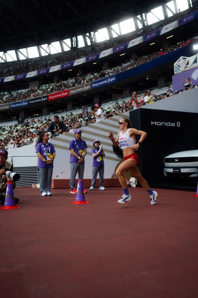 Julia Mayer (AUT) during the World Athletics Championships on 14.09.2025 in Tokyo.