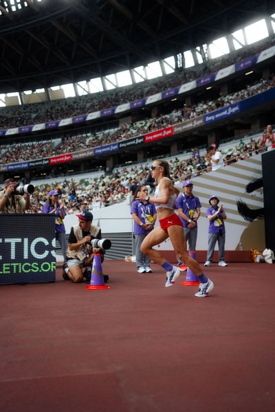 Julia Mayer (AUT) during the World Athletics Championships on 14.09.2025 in Tokyo.