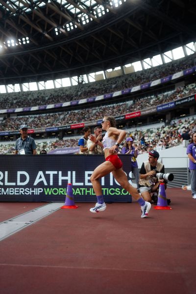 Julia Mayer (AUT) during the World Athletics Championships on 14.09.2025 in Tokyo.