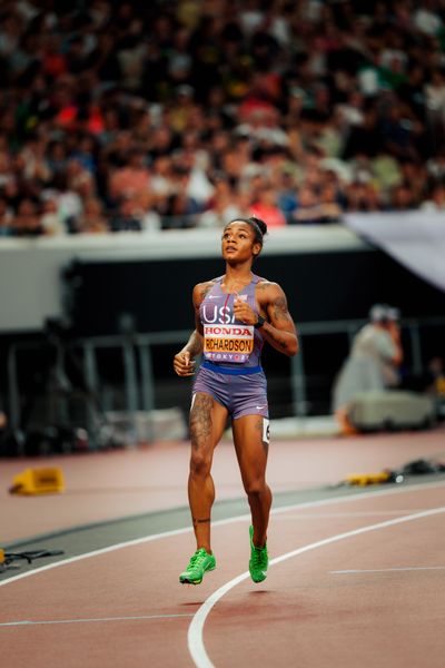 Sha'carri Richardson (USA) during the World Athletics Championships on 14.09.2025 in Tokyo.