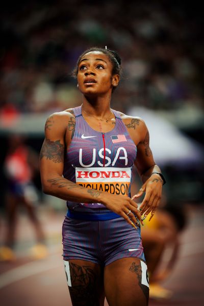 Sha'carri Richardson (USA) during the World Athletics Championships on 14.09.2025 in Tokyo.