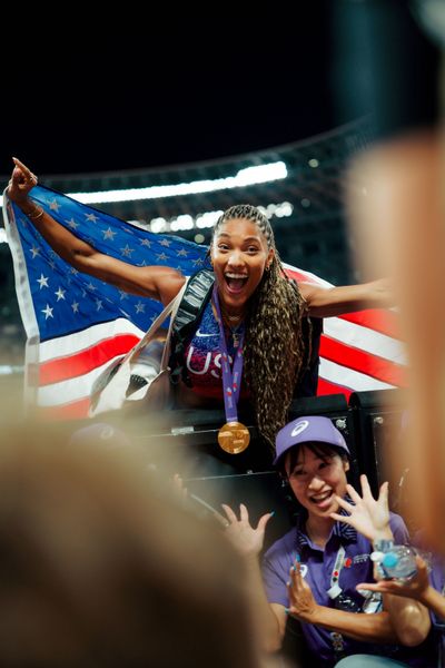 Tara Davis Woodhall (USA) during the World Athletics Championships on 14.09.2025 in Tokyo.