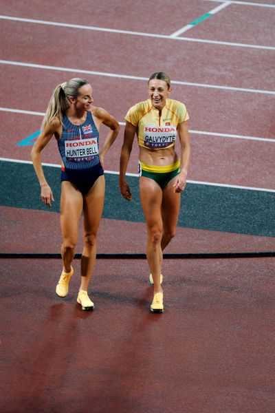 Georgia Hunter Bell (GBR), Gabija Galvydytė (LTU) during the World Athletics Championships on 18.09.2025 in Tokyo.