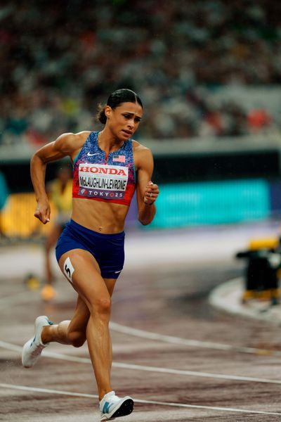 Sydney Mclaughlin Levrone (USA) during the World Athletics Championships on 18.09.2025 in Tokyo.