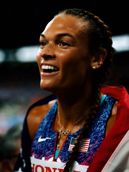 Anna Hall (USA) during the World Athletics Championships on 20.09.2025 in Tokyo.