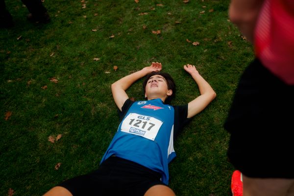Philipp Lehr (VfL Sindelfingen) im Lauf L02 - Männliche Jugend U18 bei den Deutschen Meisterschaften im Crosslauf auf dem Sportgelände Bürgerpark Nord am 29.11.2025 in Darmstadt