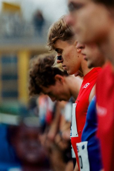 Christopher Dahlmeyer (TSV Bayer 04 Leverkusen) im Lauf L04 - Männliche Jugend U20 bei den Deutschen Meisterschaften im Crosslauf auf dem Sportgelände Bürgerpark Nord am 29.11.2025 in Darmstadt