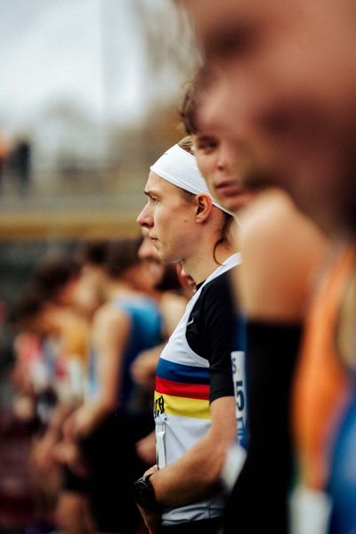 bei den Deutschen Meisterschaften im Crosslauf auf dem Sportgelände Bürgerpark Nord am 30.11.2025 in Darmstadt